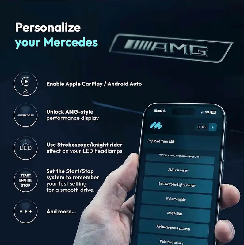 AMG Menü im Mercedes aktivieren