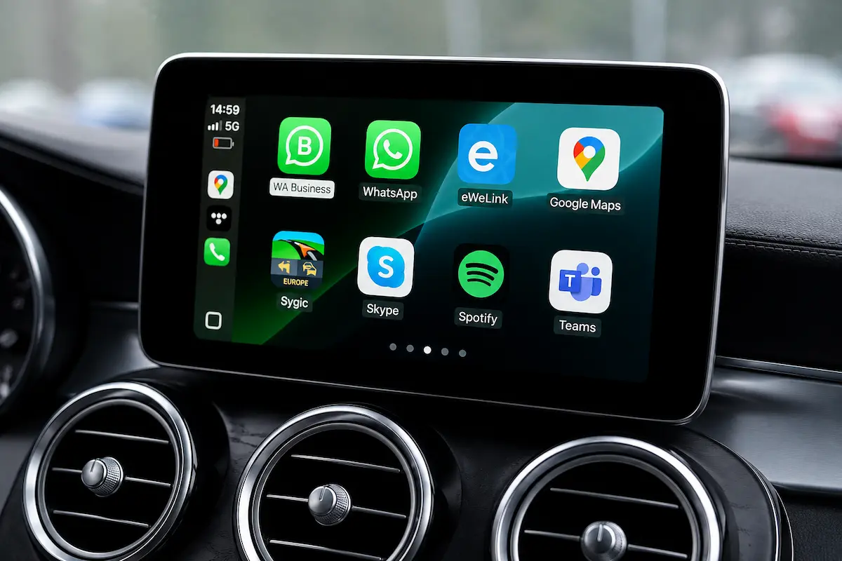 CarPlay und Android Auto im Mercedes aktivieren