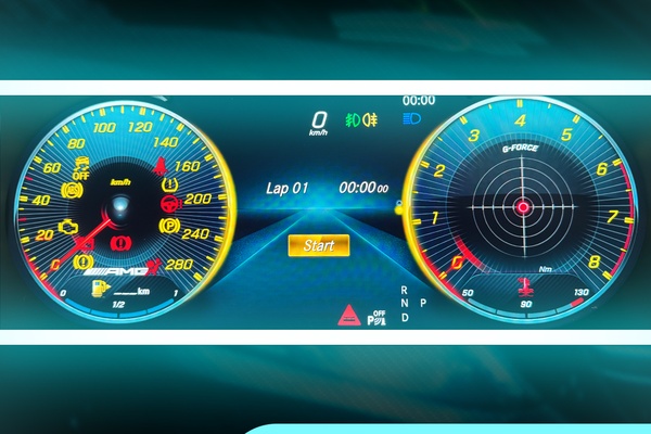 G-Meter & Lap Timer aktivieren