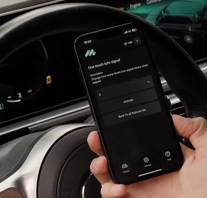 Mercedes Funktion aktivieren